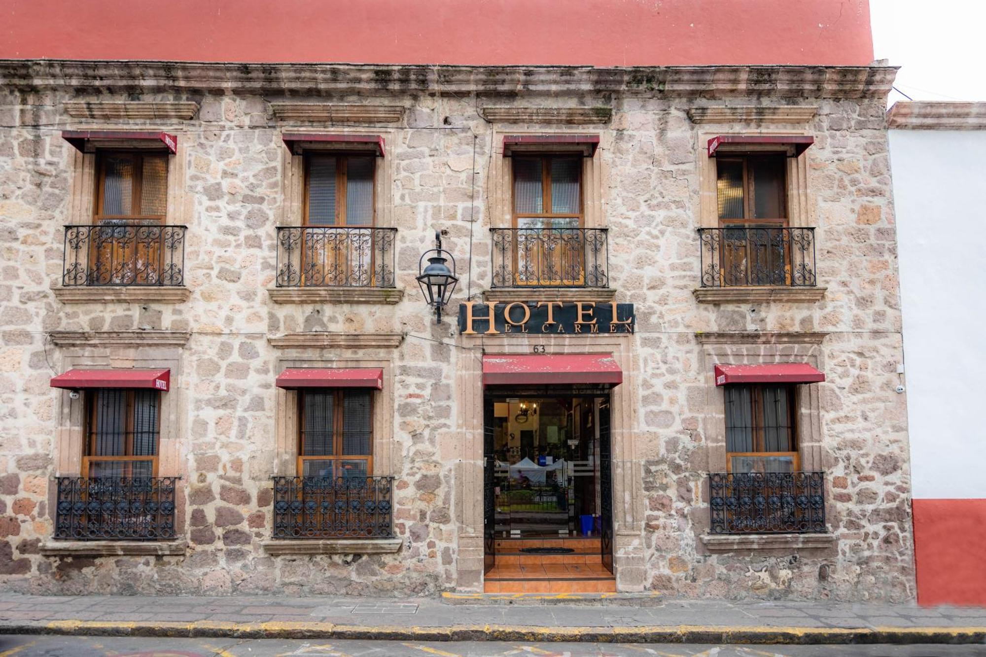 Hotel El Carmen Morelia Esterno foto